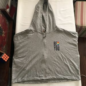 be you gay pride rainbow Hoodie Grey Rainbow